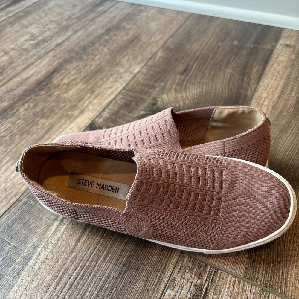 Steve Madden Freeda Stretch Knit Slip on Sneaker Women's Size 8 - Picture 6 of 10